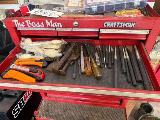 Saws, Chisels, Allen Wrenches, Hardware, Lights