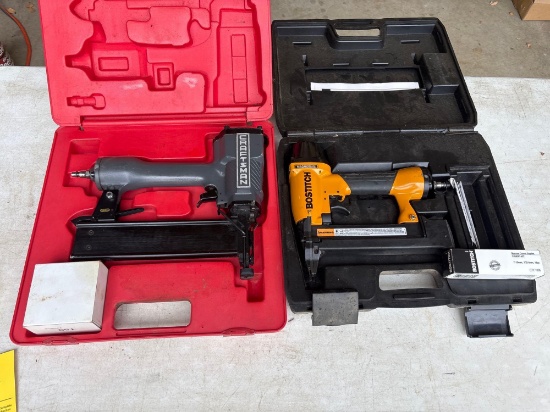 Craftsman 16 ga. nailer and Bostitch 18 ga. crown stapler