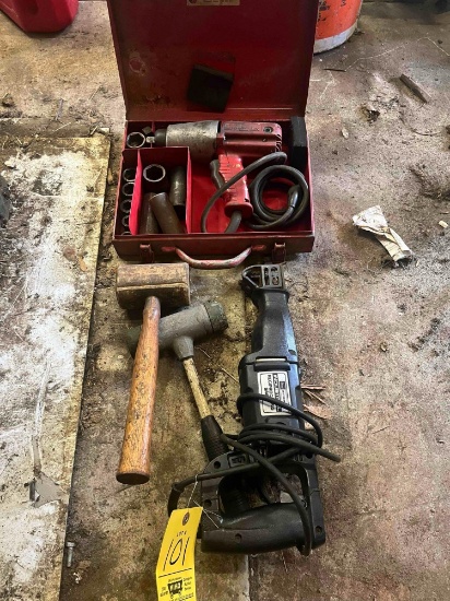 Sears reciprocating saw, Milwaukee 1/2 electric impact , hammers