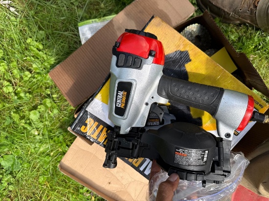 new nail gun, roofing nails