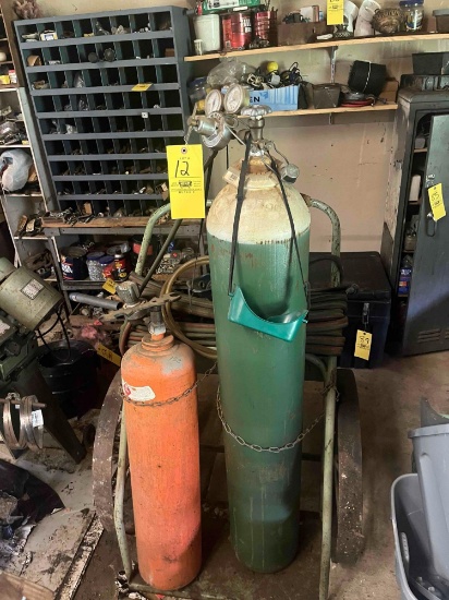 Accetalyne Torch set with cart