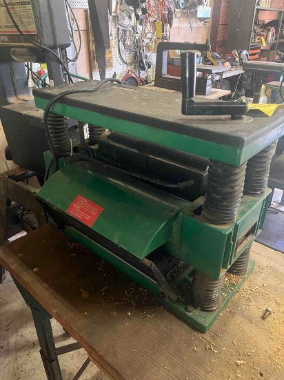 Grizzly 12 inch planer on metal stand