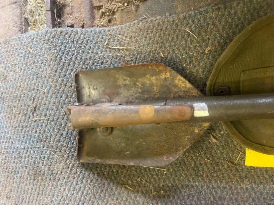 Vintage Army trench shovel