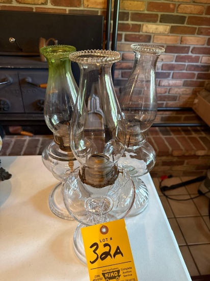 (3) oil lamps