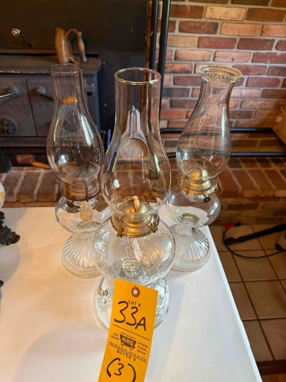 (3) oil lamps