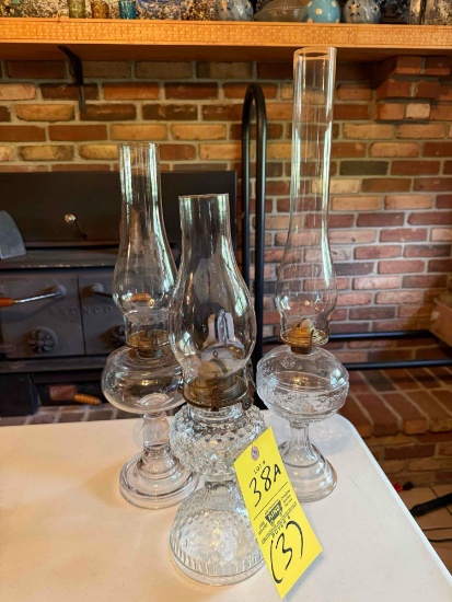 (3) oil lamps