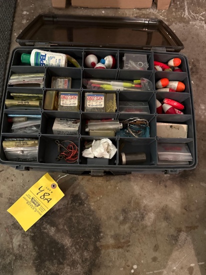 tackle box loaded with tackle