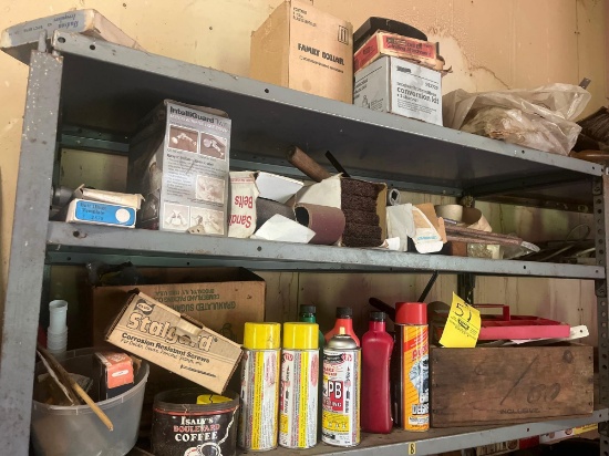 Contents of top 3 shelves