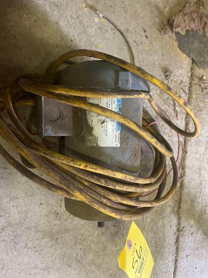 2hp motor 3 phase with wire