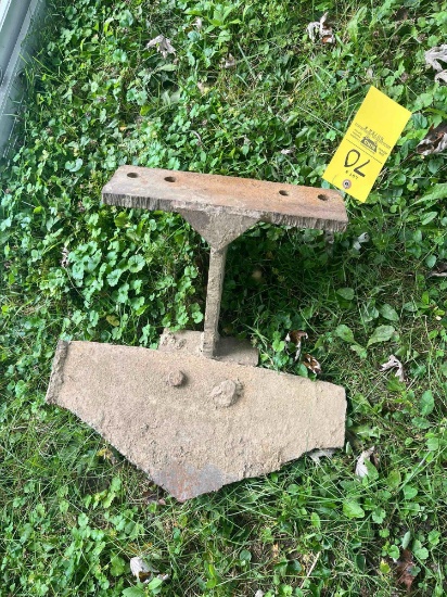 Homemade metal scrapper piece