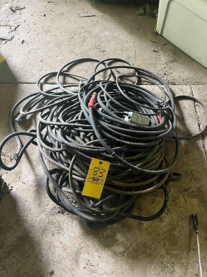 Electrical cords and air hose