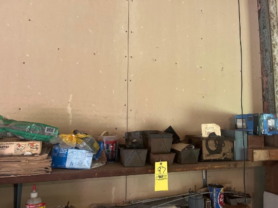 Miscellaneous electrical items, bins