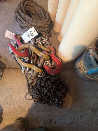 17 6 chain- clevis- rope - tire chains