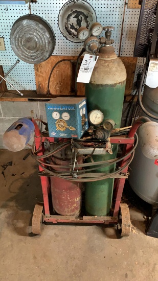 Acetylene outfit w/ cart
