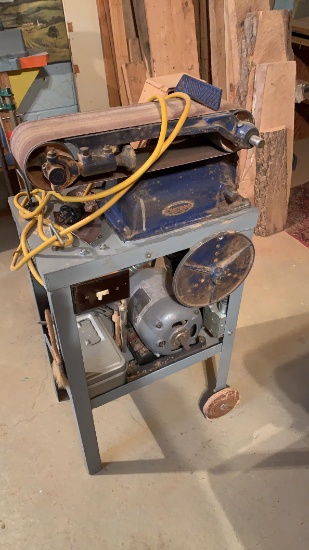 Craftsman belt sander on stand