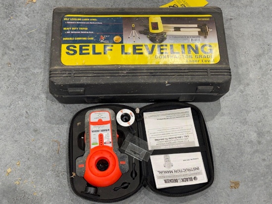 self leveling contractor level - Black and Decker level