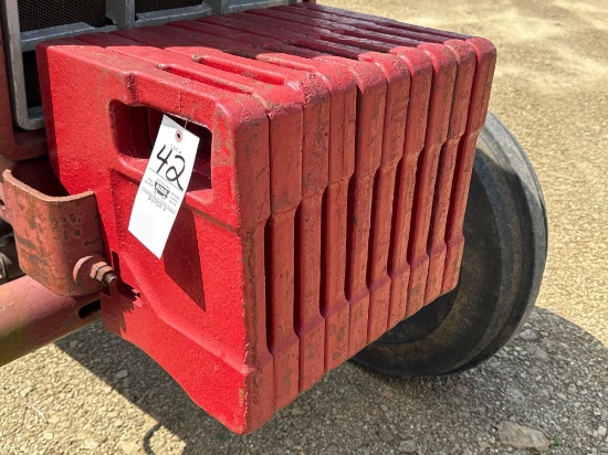 10 IH front suitcase weights