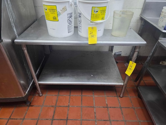 Stainless Steel Table 36" x 48" x 34"