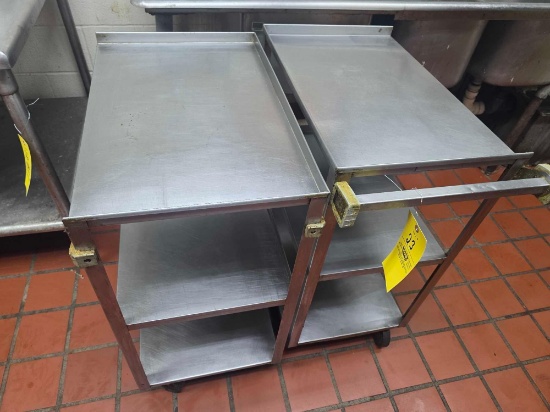 2 Stainless steel Carts