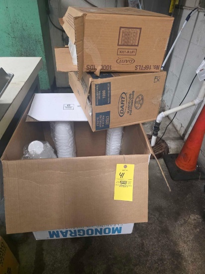 Styrofoam cups, Lids