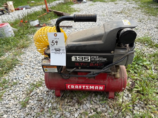 Craftsman 135PSI air compressor
