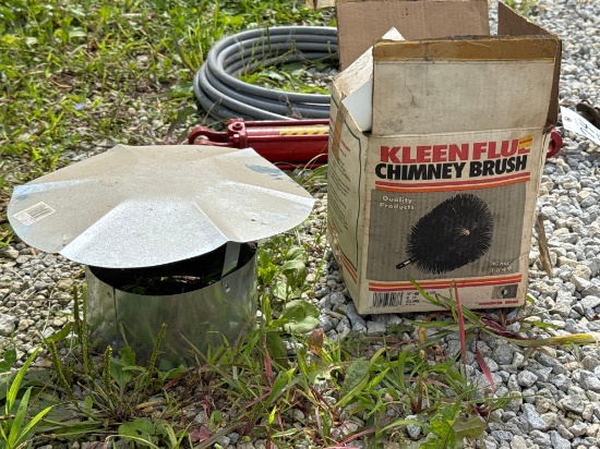 8 in chimney brush - and chimney top