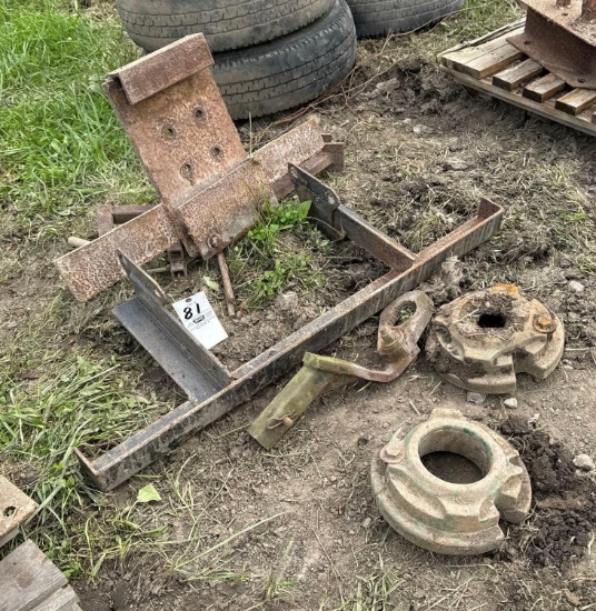 Front wheel weight - brackets