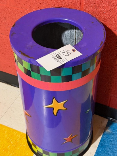 4 Commercial Trash Cans