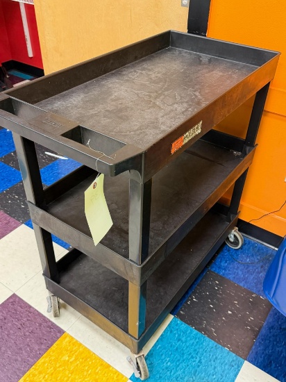 Luxor Three-Shelf Utility Cart