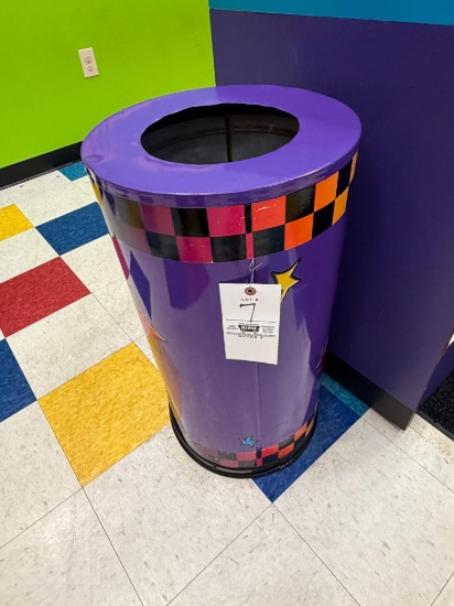 4 Commercial Trash Cans