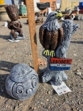Eagle amd Brutus statues