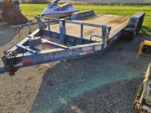 Titan 7x14 equipment trailer, tandem axle