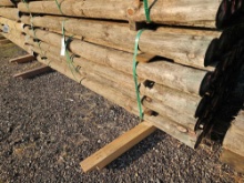 New treated fence posts, 4x8, bid x 45