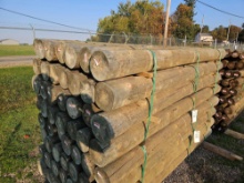 New treated fence posts, 6x8, bid x 28