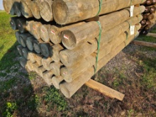 New treated fence posts, 6x8, bid x 28