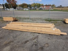 2x6 boards, all have nails