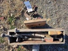 Pipe vise, threaders, hand drill
