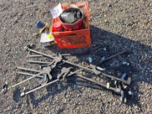 Clamps, hardware, sander