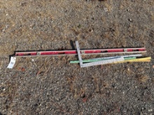 Level and yard sticks