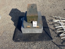 Card table and organizers