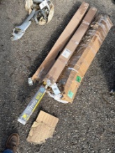 Sun shade and bamboo pieces