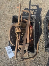 Hand tools, tractor seat, hardware