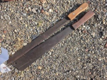 Large antique knives