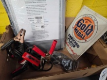 Sign, jumper cables