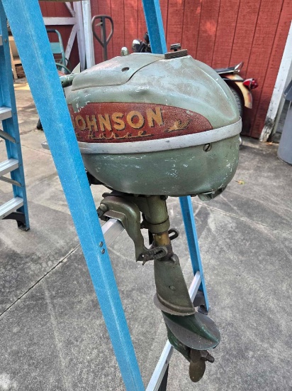 Vintage Johnson Sea Horse Boat Motor