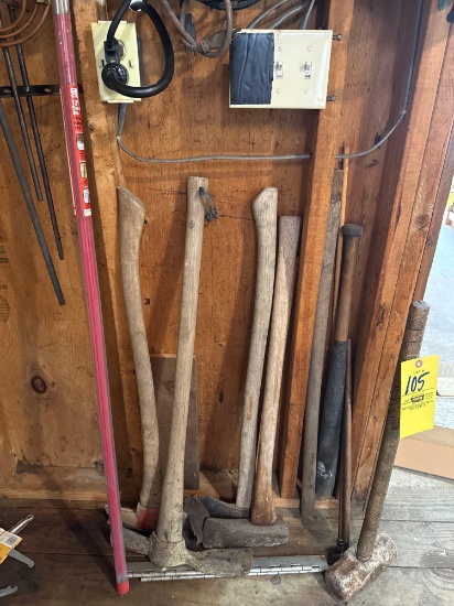 Sledge Hammers, Axes, Malls, Pick Axe, sticks