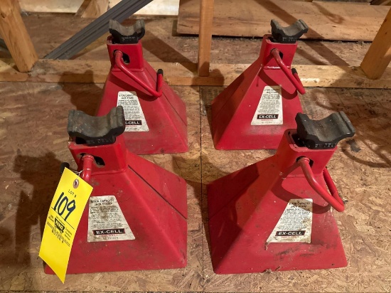 (4) 5 Ton Jack Stands