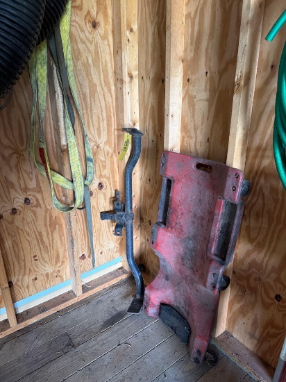hitch, creeper, tow strap
