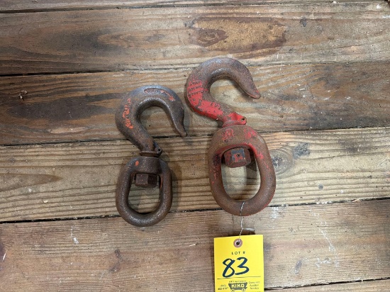 (2) heavy duty hooks