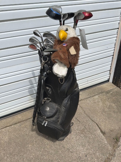 Golf Bag with Golf Clubs